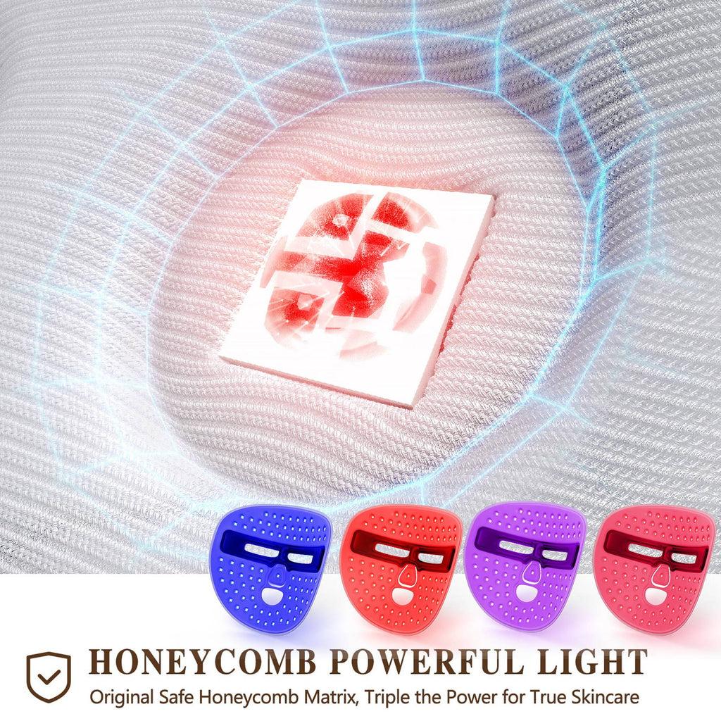 LED Red Light Therapy Mask For Face For Home Travel