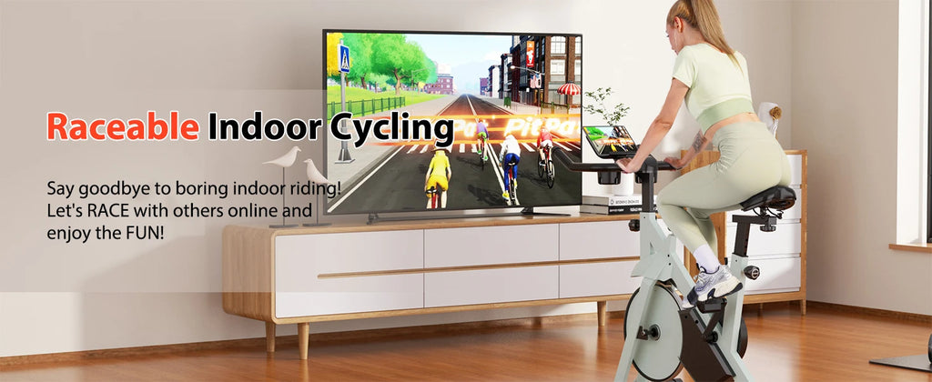32-Level Magnetic Resistance Stationary Bike for Home