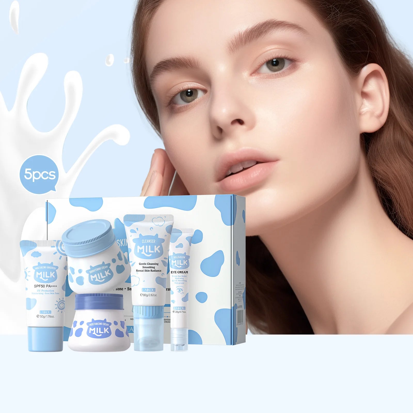 LAIKOU Milk Skincare Set