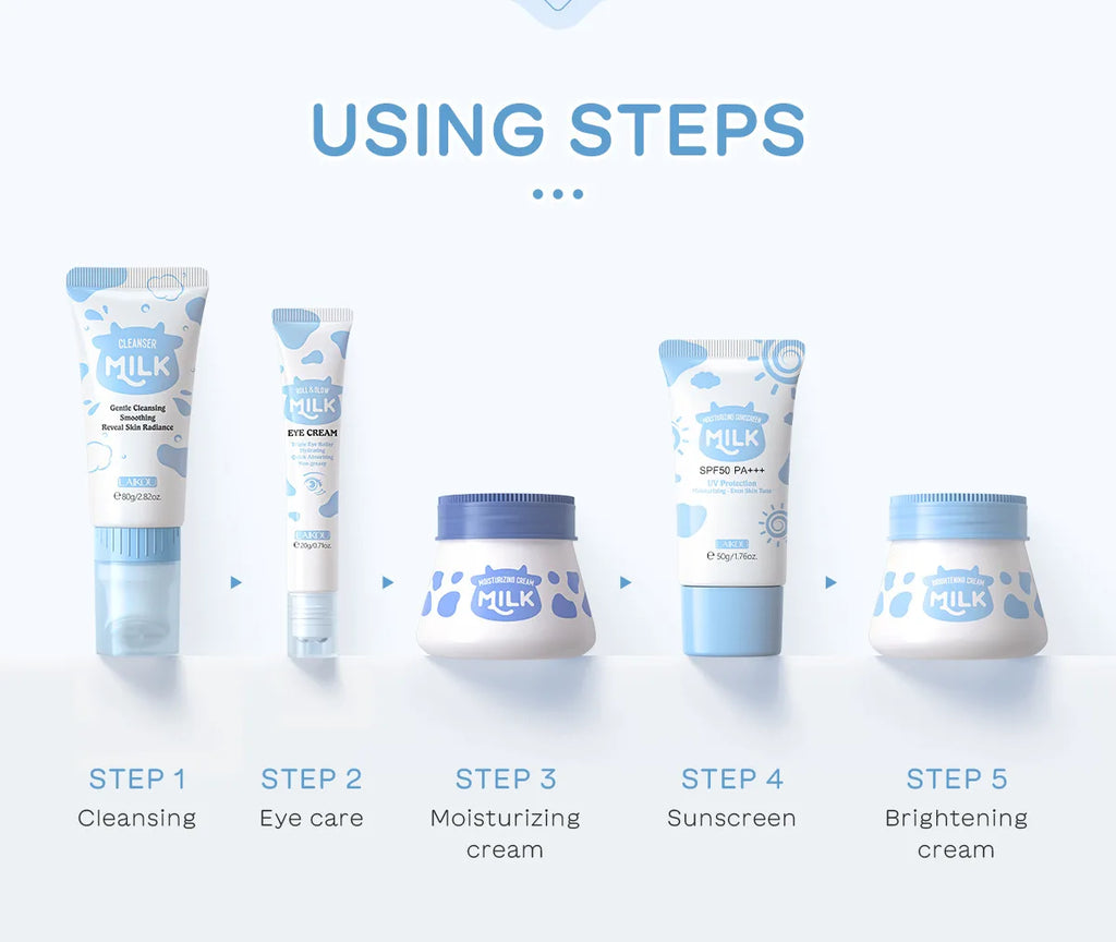LAIKOU Milk Skincare Set